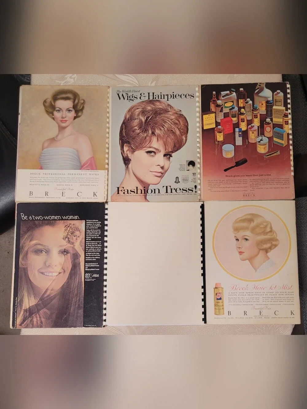 Vintage Modern Salon Style Hairstyling Hairdresser Magazines set of 6